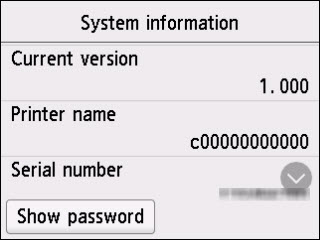 Serial Number Location - TS8820