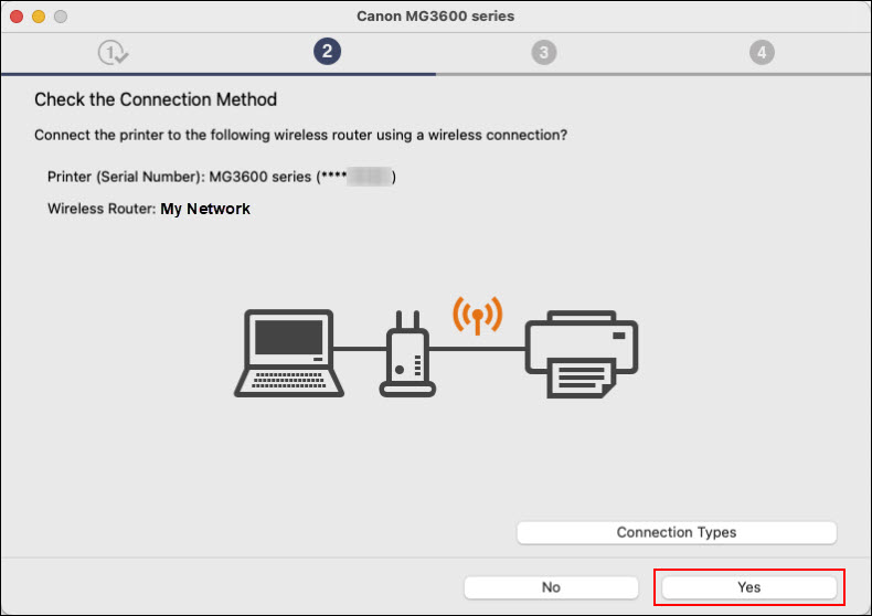 Click Connect (outlined in red)