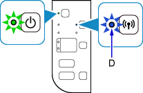 Figure: Wi-Fi lamp flashing quickly