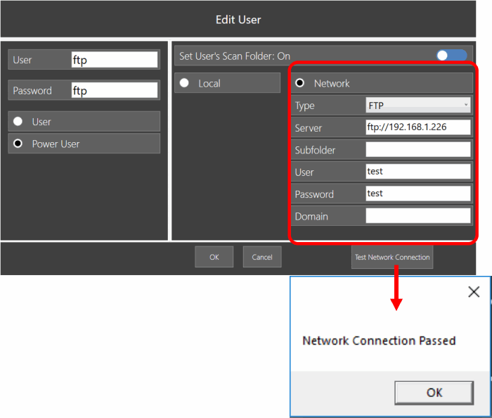 Test Network Connection