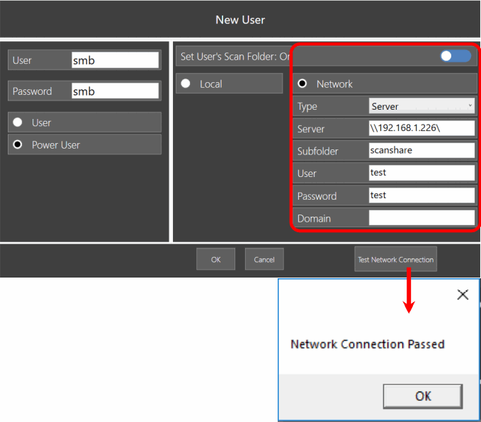 Test the Network Connection
