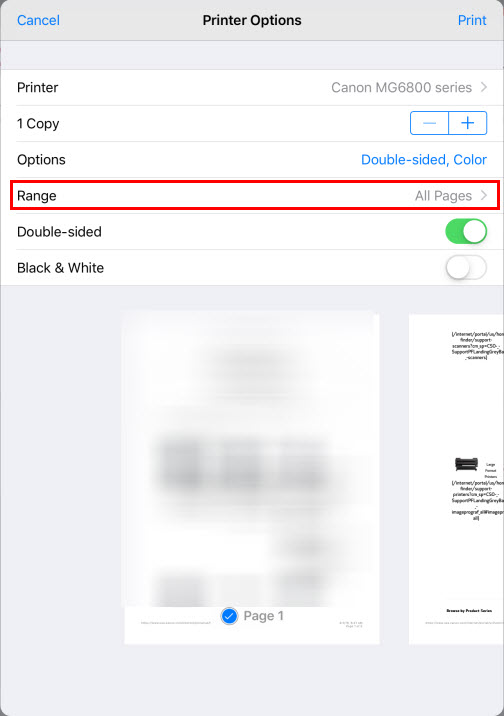 Canon Knowledge Base Print using AirPrint from your iPhone or iPad