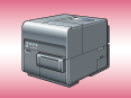 Image of printer with red background