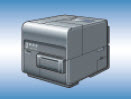 Image of printer with blue background