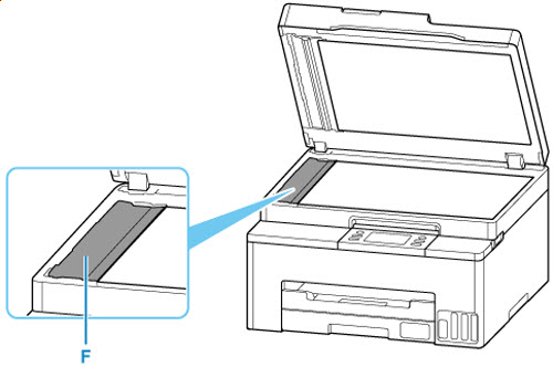 Wipe the document scanner