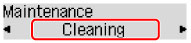 Select Cleaning (outlined in red)