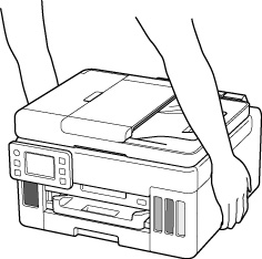 If you hold the cassette when carrying the printer, the cassette may come off