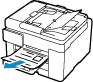 Figure: Printer automatically receiving fax