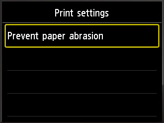 Prevent paper abrasion chosen