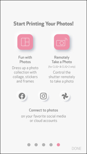 Start Printing Your Photos! Fun with Photos, Remotely Take a Photo, or Connect to photos