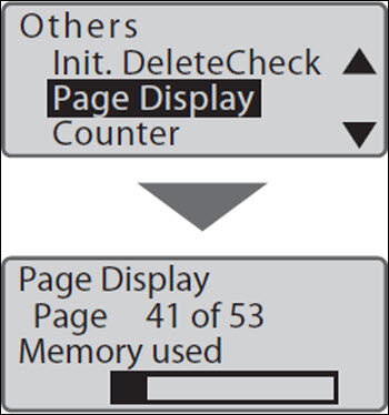 Select Page Display