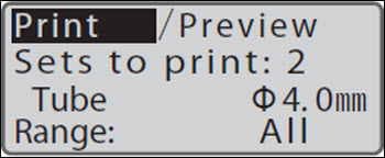 Figure: Print selected