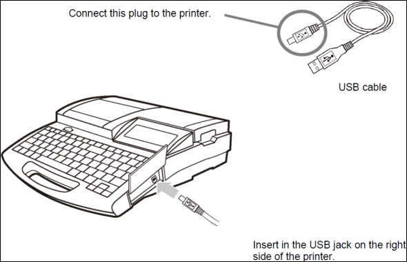 Connect the printer to the computer