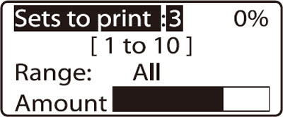 3 sets to print