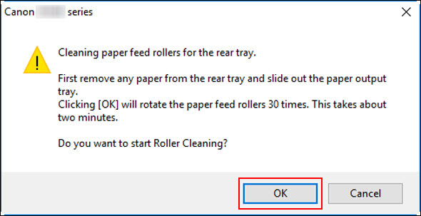Click Roller Cleaning (outlined in red)