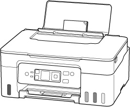 Figure: Paper loaded into printer
