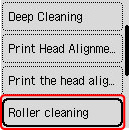 Figure: Roller cleaning outlined in red
