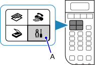 Setup Button shown on printer panel (lower right corner)