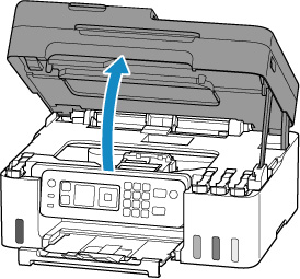 Open the printer's scanning unit / cover