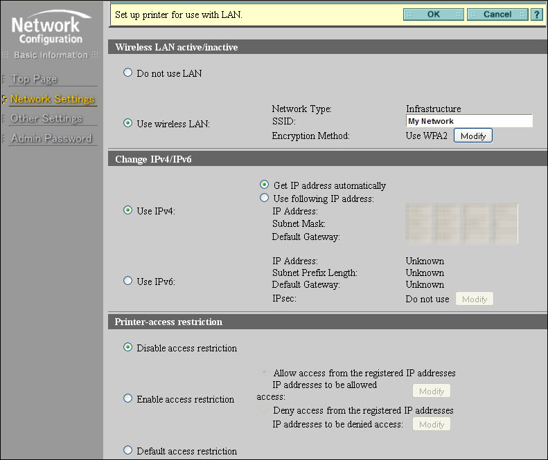 Canon Knowledge Base - Network Network Settings