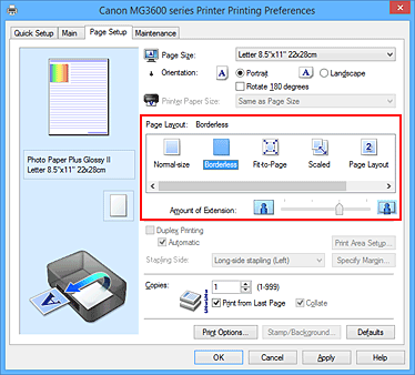 Canon Knowledge Base Print Borderless For Windows Pixma Mg3620