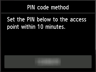 A PIN code should display. Enter the PIN code into your router.