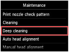 Figure: Tap Deep cleaning (outlined in red)
