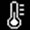 Temperature icon (thermometer)