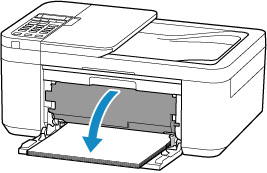 Open the paper output tray