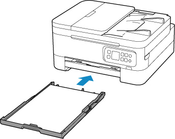 Figure: Inserting the cassette