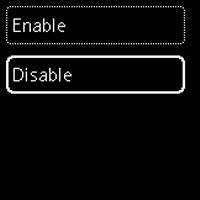 Disable selected