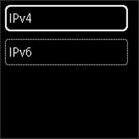 Figure: IPv4 selected