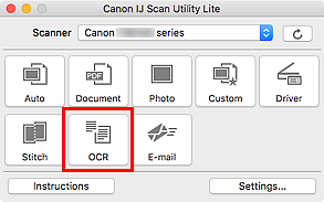 Kedelig smuk Villig Canon Knowledge Base - Scanning Documents for Text Editing (OCR) (Mac) -  TR7020