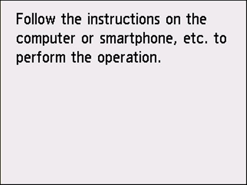 Follow the instructions on the computer or smartphone, etc.