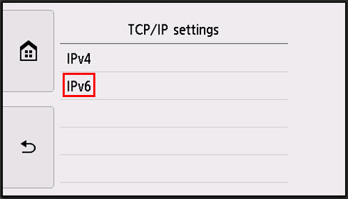 Tap IPv6 (outlined in red)