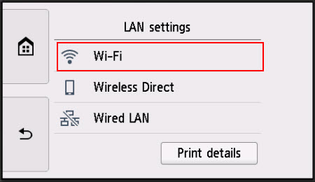 Tap Wi-Fi (outlined in red)