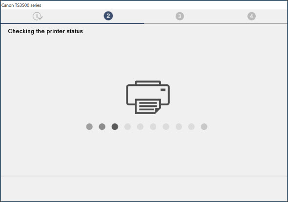 Checking the printer status