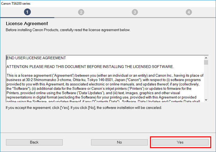 License Agreement with Agree or Do Not Agree buttons shown.