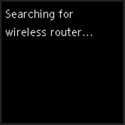 Figure: Searching for wireless router...