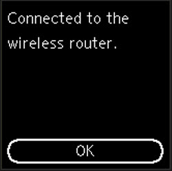 Figure: Connected to the wireless router