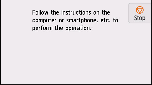 Follow the instructions on the computer or device.