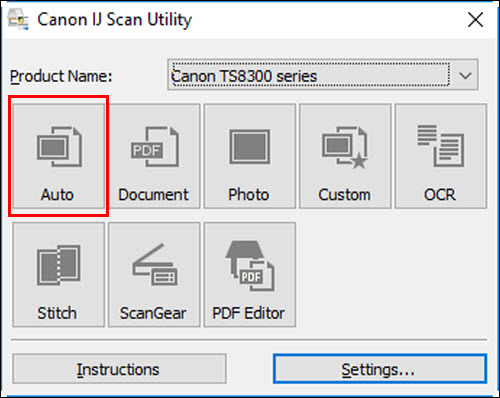 Canon Knowledge Base Scanning Easily With Ij Scan Utility Windows Ts8320