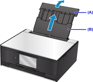 Canon Knowledge Base - Load Paper in the Rear Tray - PIXMA TS9020