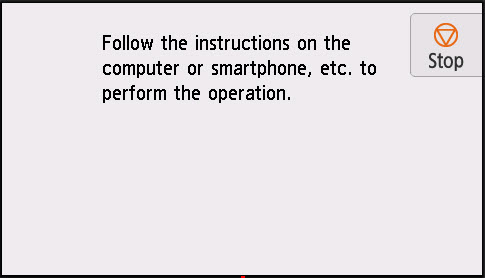 Follow the instructions on the computer or smartphone.