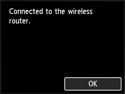 Connected to the wireless router.