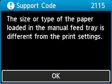 Figure: Support Code 2115