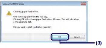 figure:Roller Cleaning dialog box