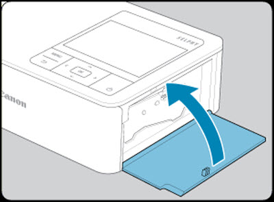 Figure: Close the ink cassette compartment cover