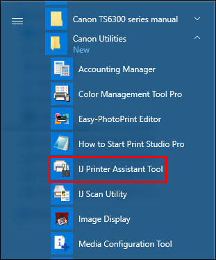 Canon Knowledge - Perform Maintenance With Printer Assistant in Windows - PIXMA TR, and TS series