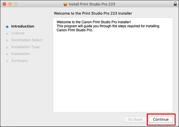 Canon Knowledge Base - Print Studio Pro 2.2.3 2.2.4 on Mac